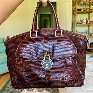 Dooney & Bourke Alligator Skin Hang Bag